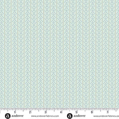 Sewing Bird - Seafoam - Chevron - A1620-B