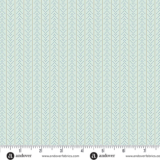 Sewing Bird - Seafoam - Chevron - A1620-B