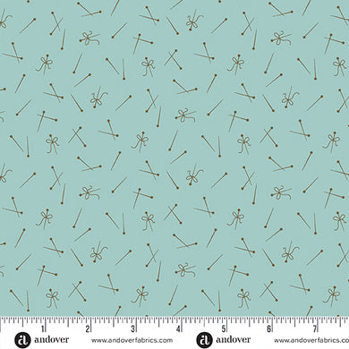 Sewing Basket - Pin Up - Turquoise