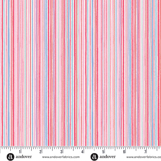 Dance Class- Fine Stripe Pink