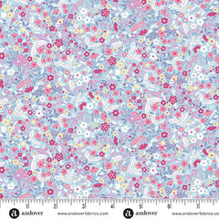 Dance Class- Floral Blue