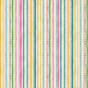 In the Jungle - Doodle Stripe - Pink