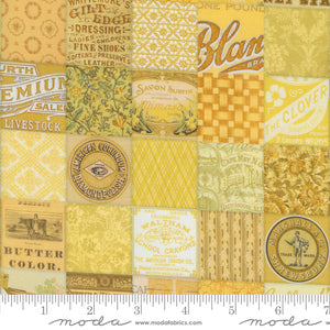 Curated in Color - Patchwork Yellow