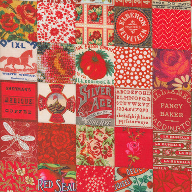 Curated in Color - Patchwork Red