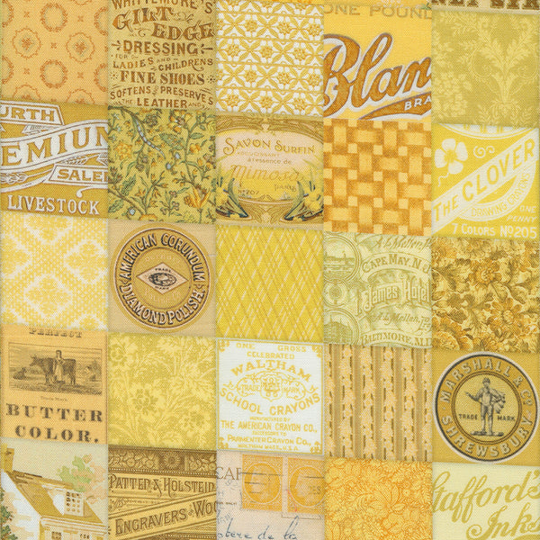 Curated in Color - Patchwork Yellow