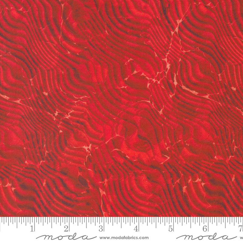 Curated in Color - Marble Red