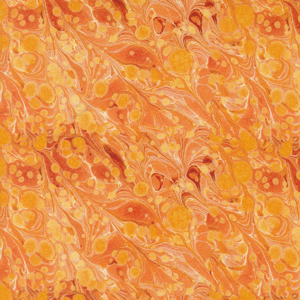 Curated in Color - Marble Orange