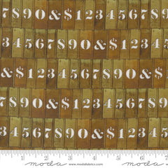 Curated in Color - Numbers Brown