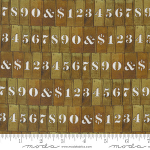 Curated in Color - Numbers Brown