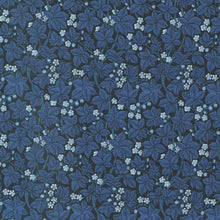 Load image into Gallery viewer, Morris Meadow - Bramble Small Floral Leaf - Kelmscott Blue
