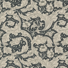 Ebony Suite - Porcelain Button Floral Leaves