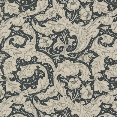 Ebony Suite - Porcelain Button Floral Leaves