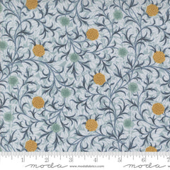 Morris Manor - Scroll Florals - Sky