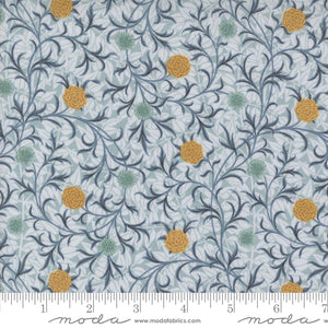 Morris Manor - Scroll Florals - Sky