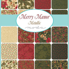 Merry Manor Metallic Fat Quarter Bundle - 26 pieces