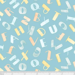 Bunny Love - Alphabet Toss on Teal