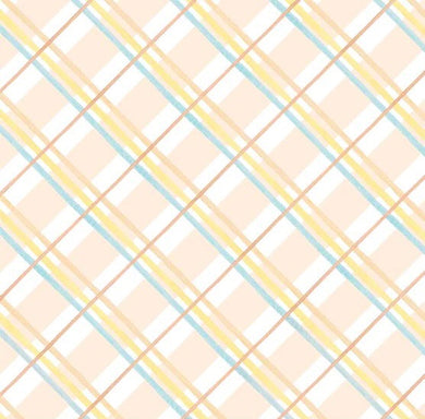 Bunny Love - Plaid in Apricot