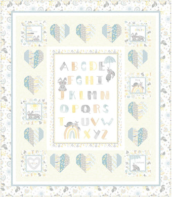 Bunny Love Quilt Kit 2 - Blue Colourway