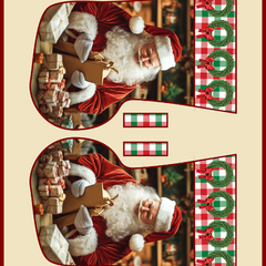 Santa's Presents Stocking Panel