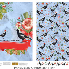 Native Wonderland - Magpies Christmas Sack