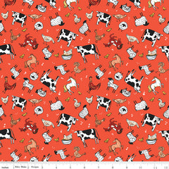 Farm Livin' - Animal Toss Red