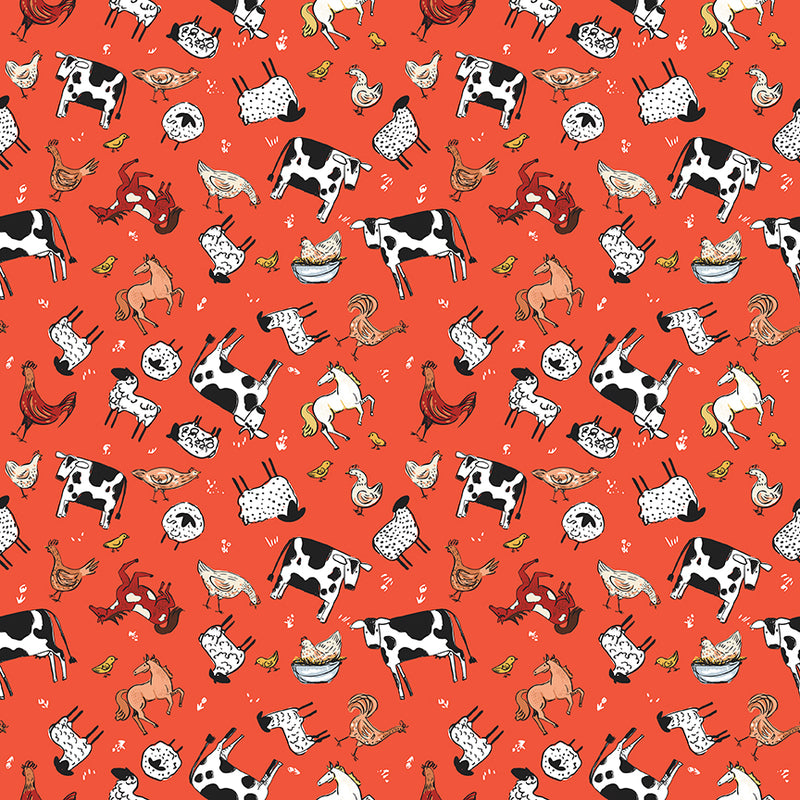 Farm Livin' - Animal Toss Red