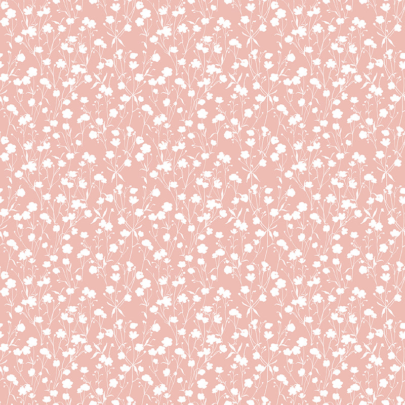 Love Me More - Tiny Floral in Coral