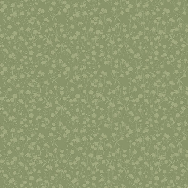 Love Me More - Tiny Floral in Green