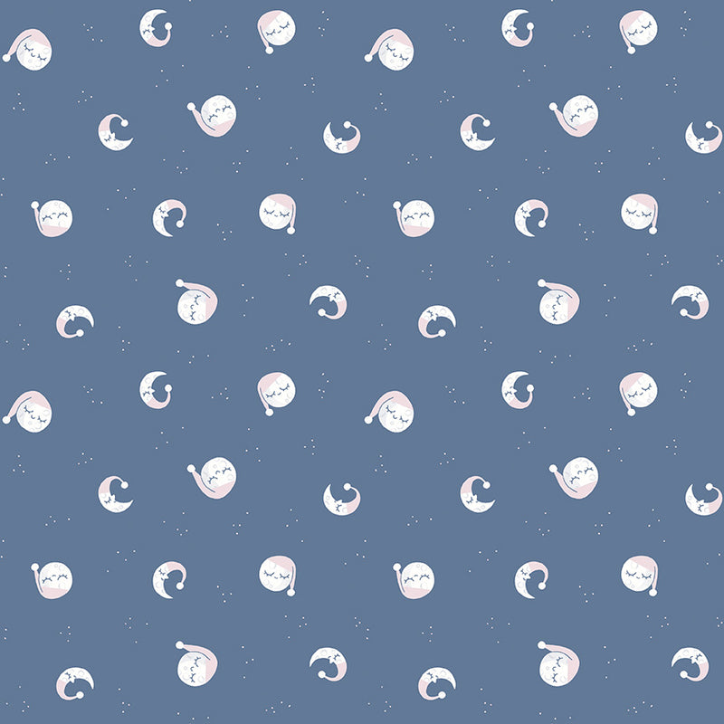 Twinkle Little Star Goodnight Moon - Denim