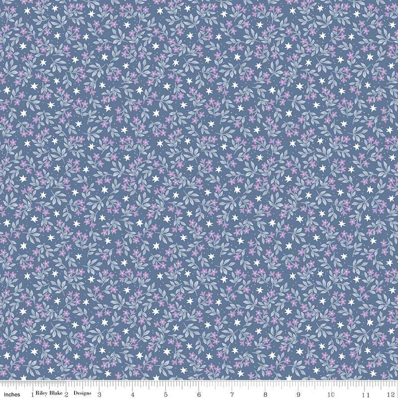 Twinkle Little Star Jasmine Stars - Denim