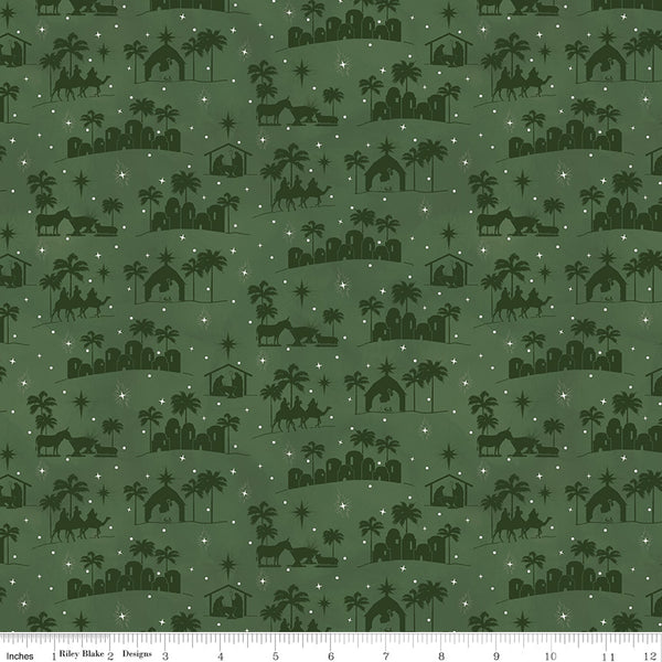 Come Let Us Adore Him - Silhouettes Green