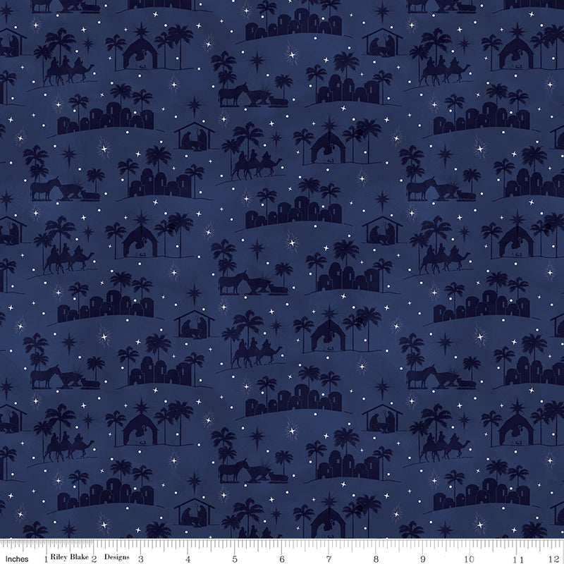 Come Let Us Adore Him - Silhouettes Navy