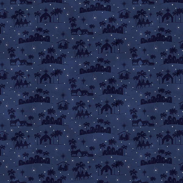 Come Let Us Adore Him - Silhouettes Navy