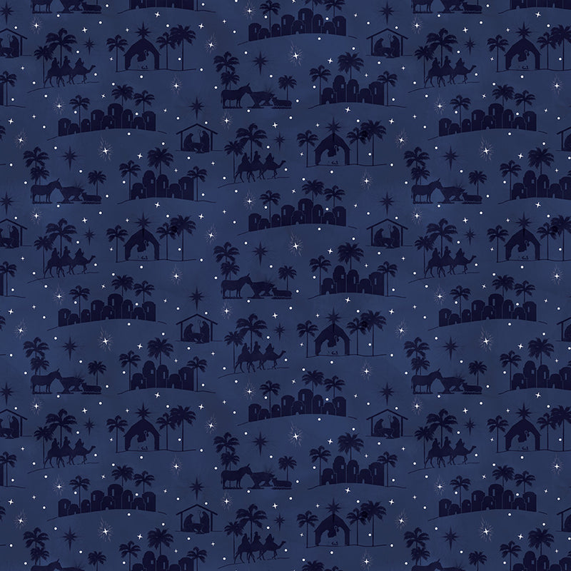 Come Let Us Adore Him - Silhouettes Navy