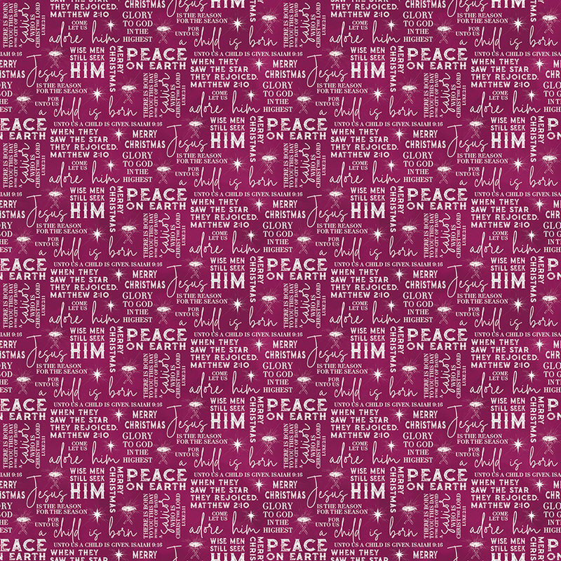 Come Let Us Adore Him - Text Wine