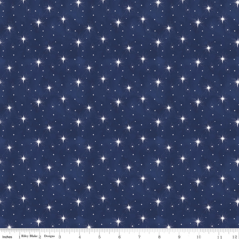 Come Let Us Adore Him - Stars Navy
