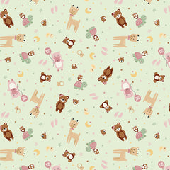 Baby Girl - Animals Mint