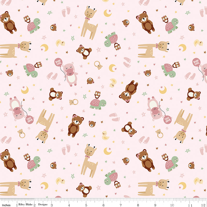 Baby Girl - Animals Pink