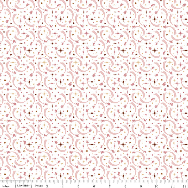 Baby Girl - Shooting Stars White