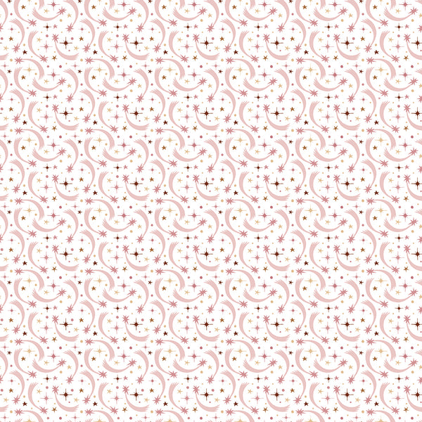 Baby Girl - Shooting Stars White