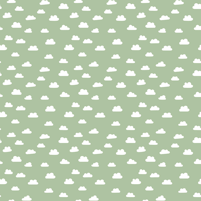 Baby Girl - Clouds Green
