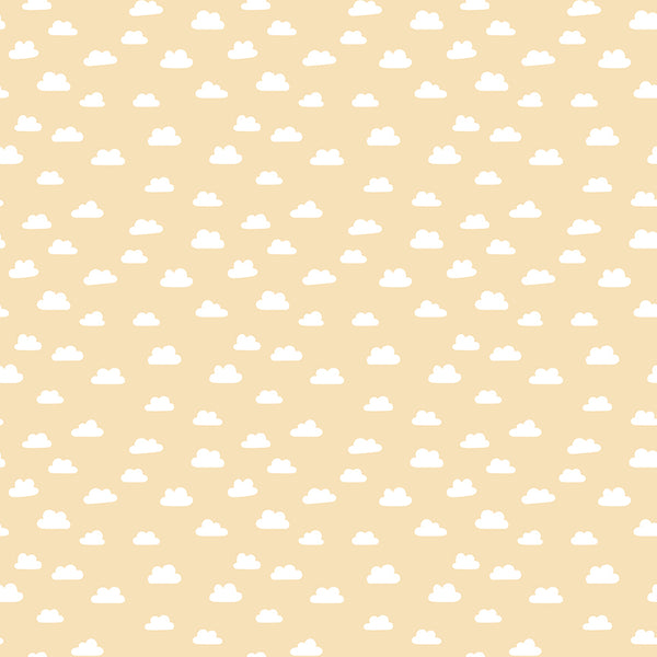 Baby Girl - Clouds Yellow