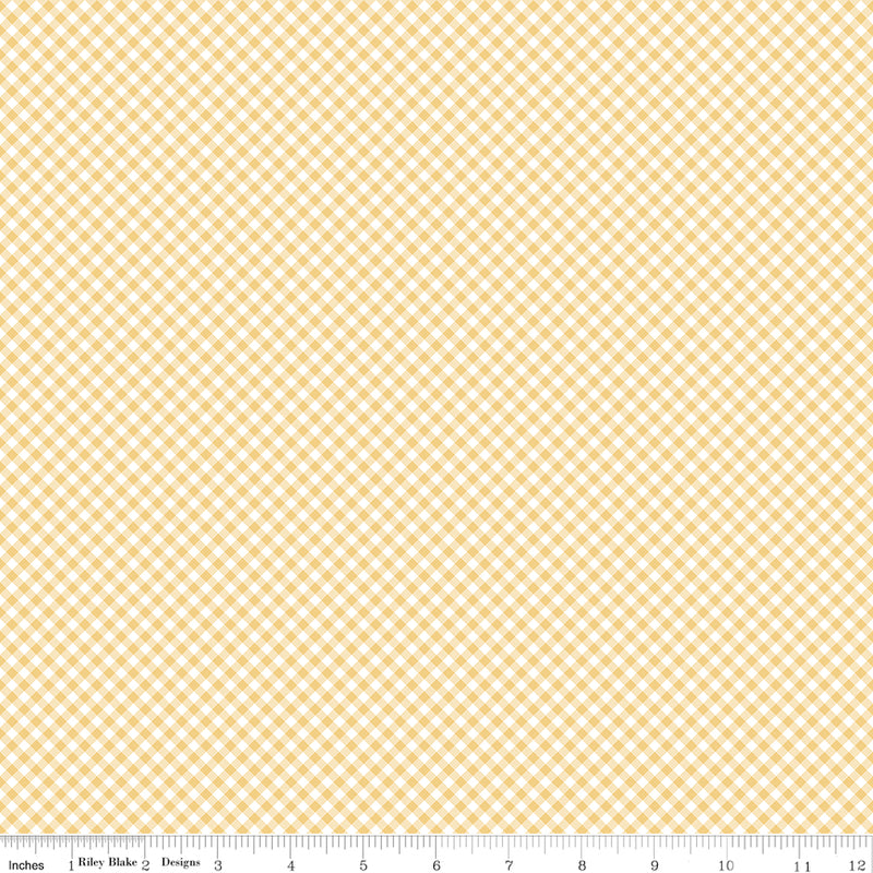 Baby Girl - Gingham Yellow