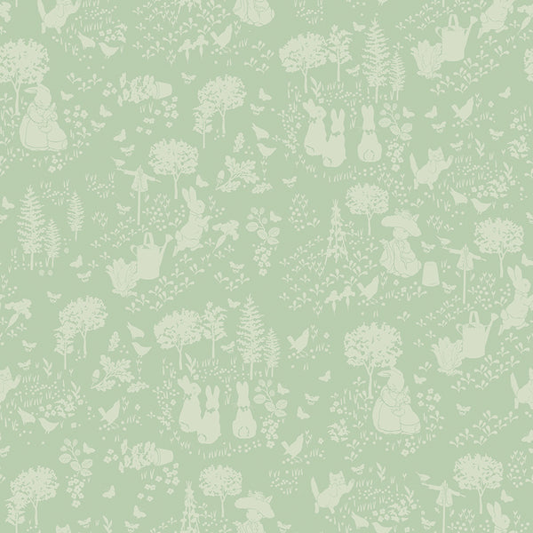 Peter Rabbit & Benjamin Bunny - Garden Green