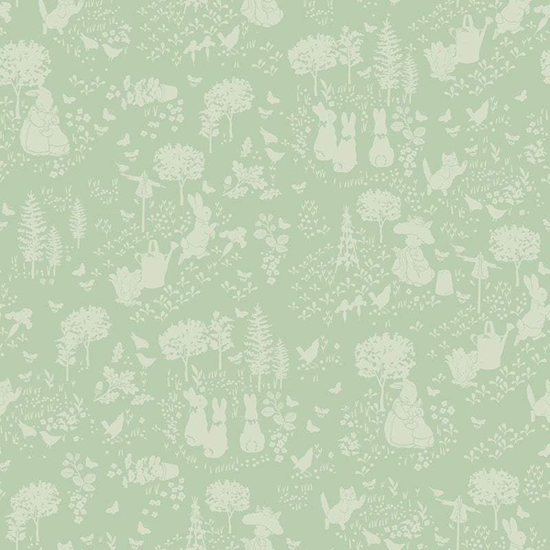 Peter Rabbit & Benjamin Bunny - Garden Green