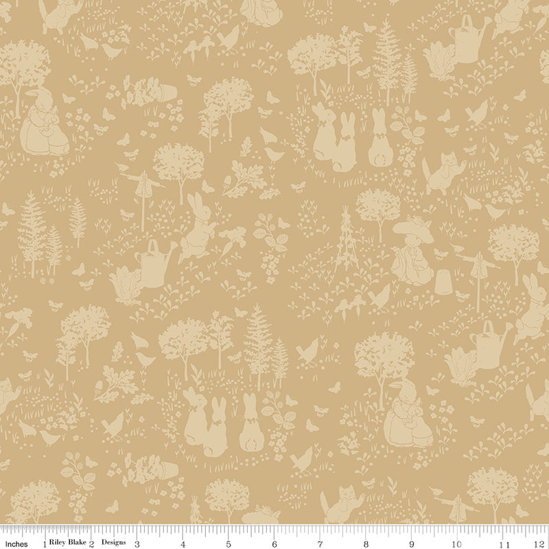 Peter Rabbit & Benjamin Bunny - Garden Tan