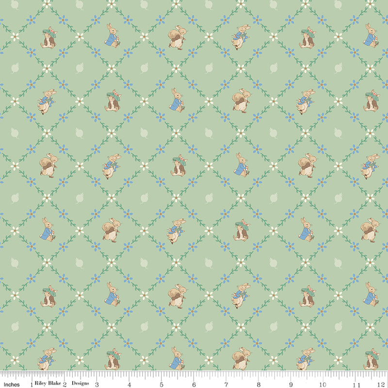 Peter Rabbit & Benjamin Bunny - Lattice Green