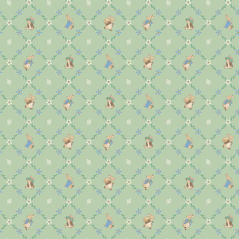 Peter Rabbit & Benjamin Bunny - Lattice Green