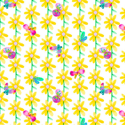 Color Crush - Dancing Daisies Yellow