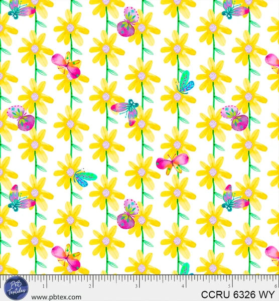Color Crush - Dancing Daisies Yellow